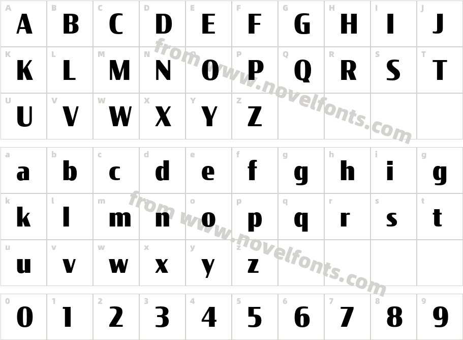 Condor Cond BlackCharacter Map