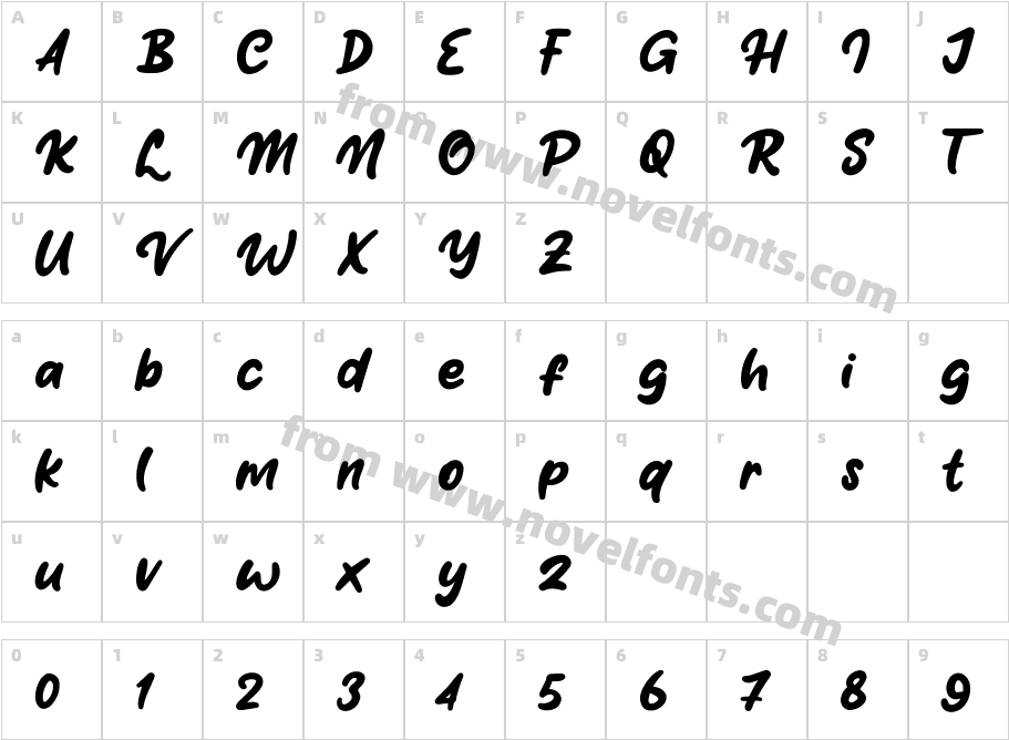 Lilac SmileCharacter Map