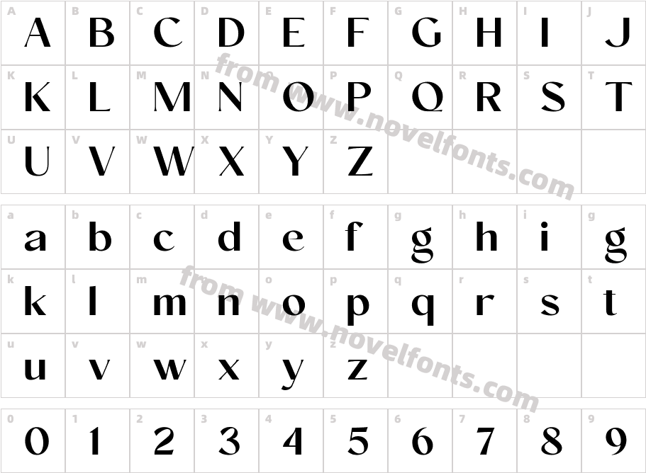 Conso SemiboldCharacter Map