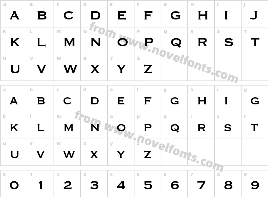Copperplate Condensed S Si CondensedCharacter Map