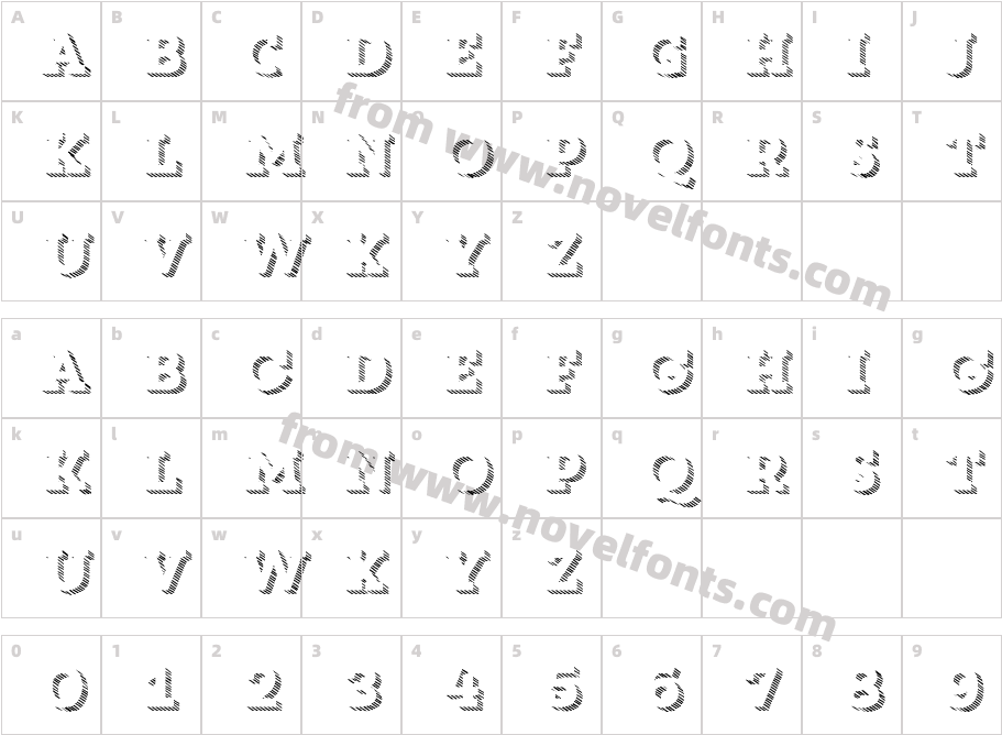 Core Magic 3D Line1Character Map