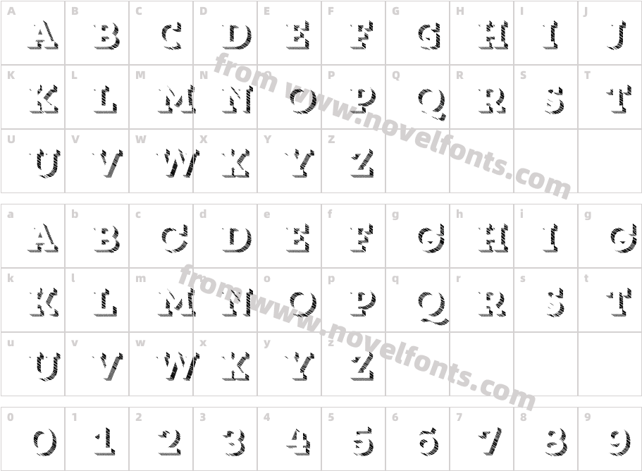 Core Magic 3D Line2Character Map