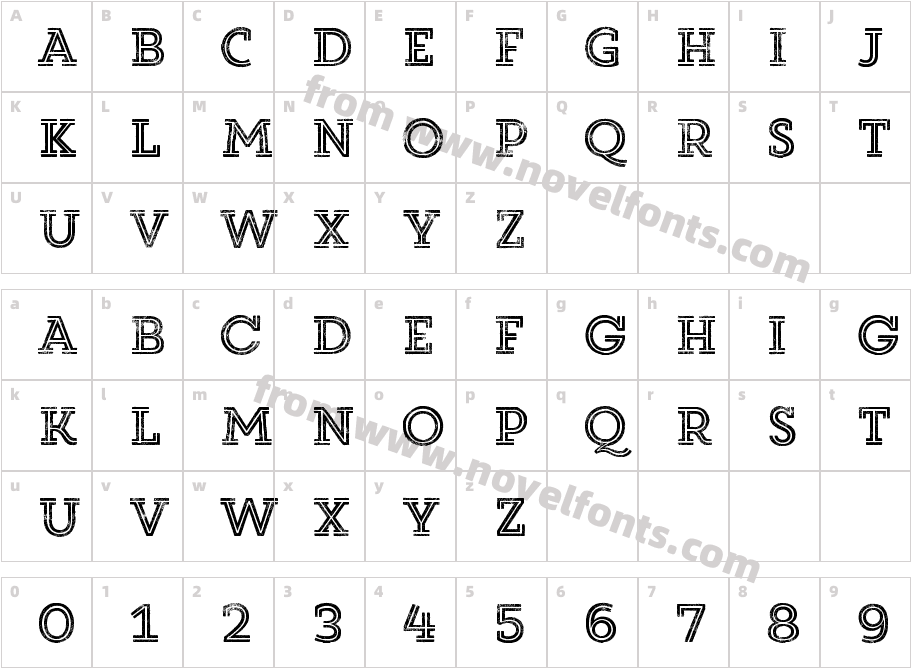 Core Magic Rough 2D Double W00Character Map