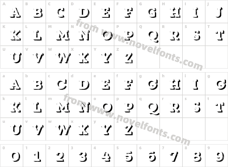 Core Magic Rough 3D W00 RegularCharacter Map