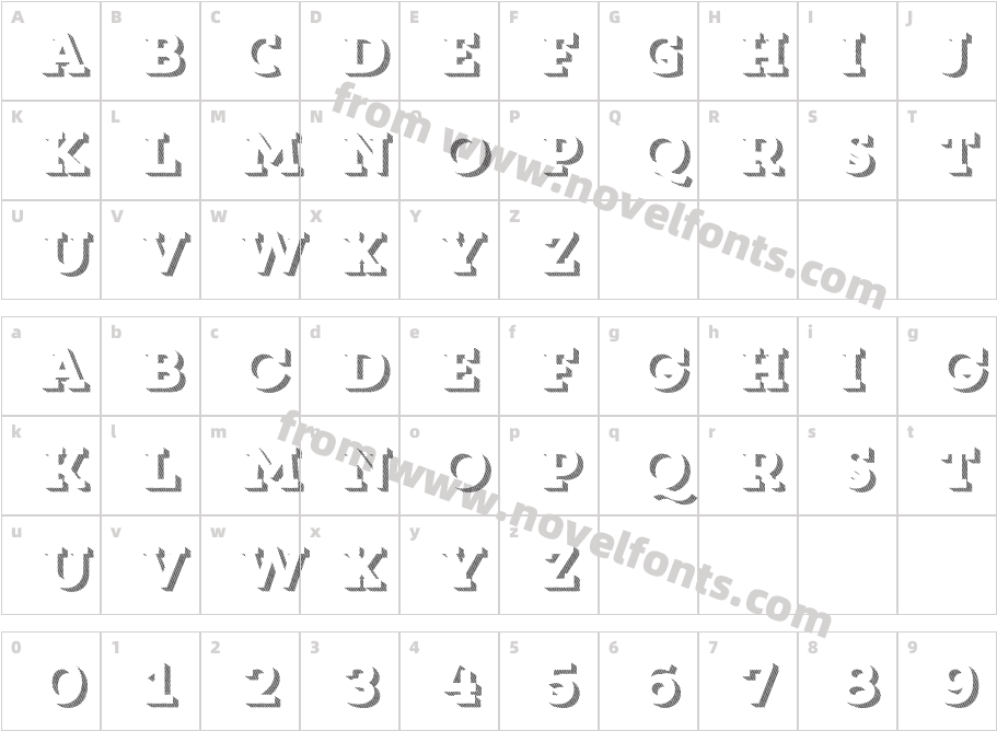 Core Magic W00 3D Line2Character Map