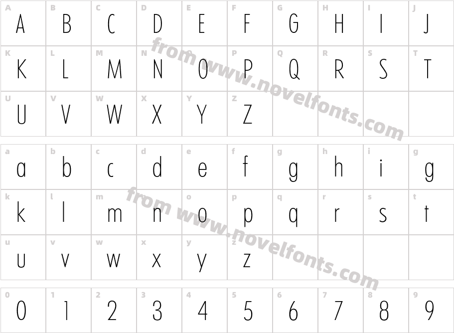 Limerick-XlightCondCharacter Map