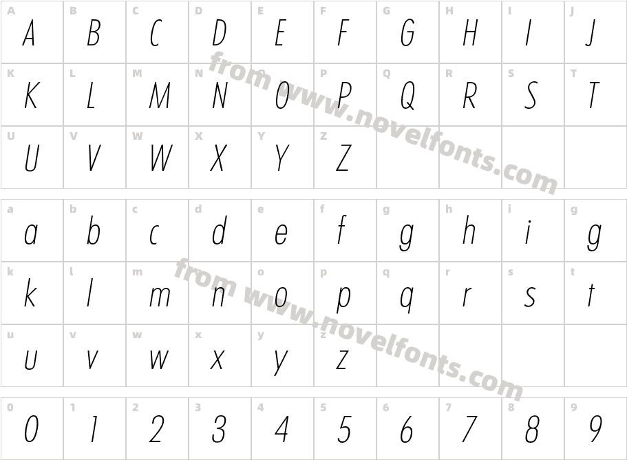 Limerick-XlightCondItaCharacter Map