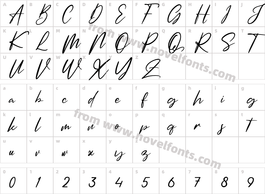 Amsterdam SignatureCharacter Map