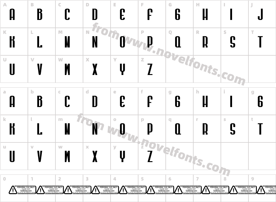 Costarica PERSONAL USE ONLY!Character Map
