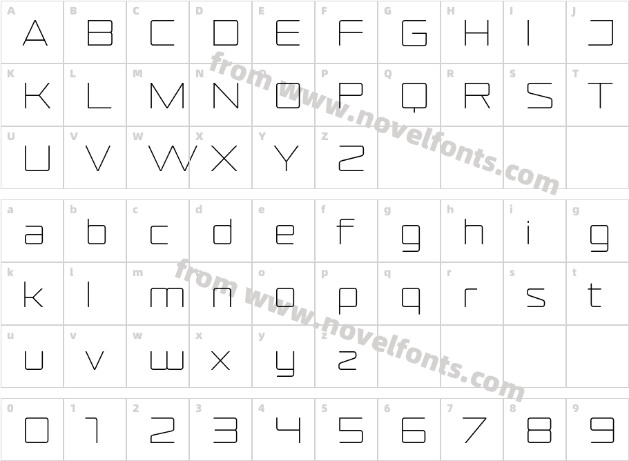 Cottox Soft001 ThinCharacter Map