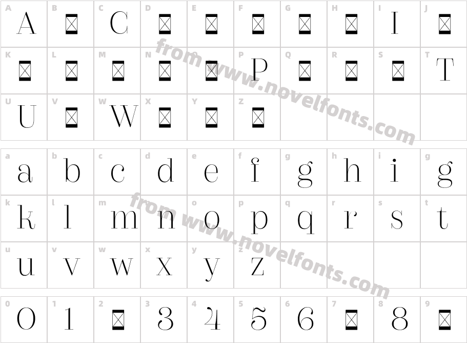 Couturier Poster LightCharacter Map