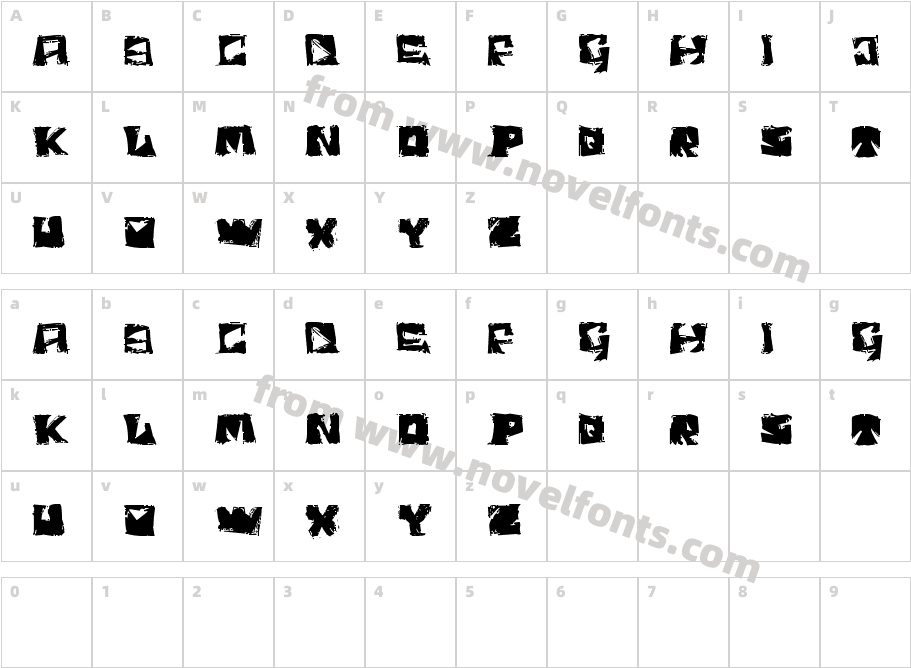 CrazyCharacter Map