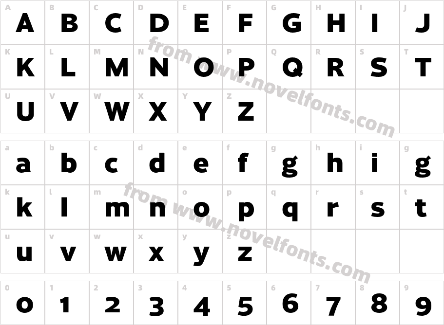 Cresta BlackCharacter Map