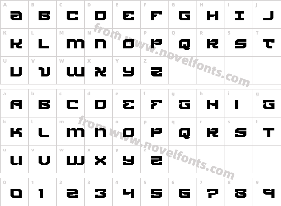 Crimson Destroyer ExpandedCharacter Map