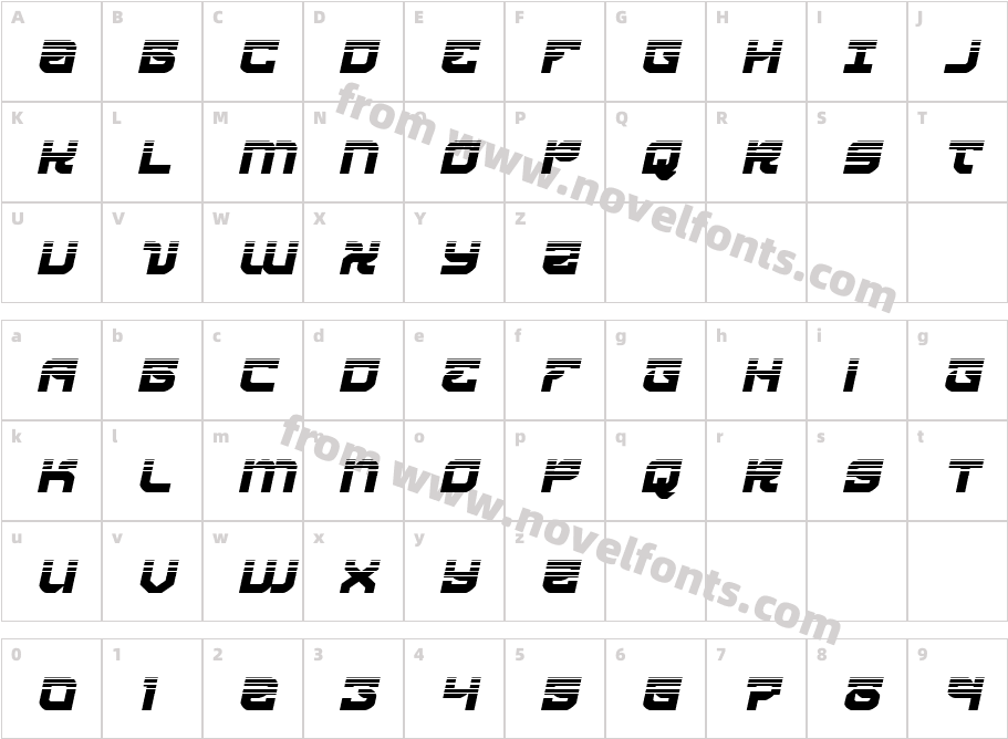 Crimson Destroyer Halftone ItaCharacter Map