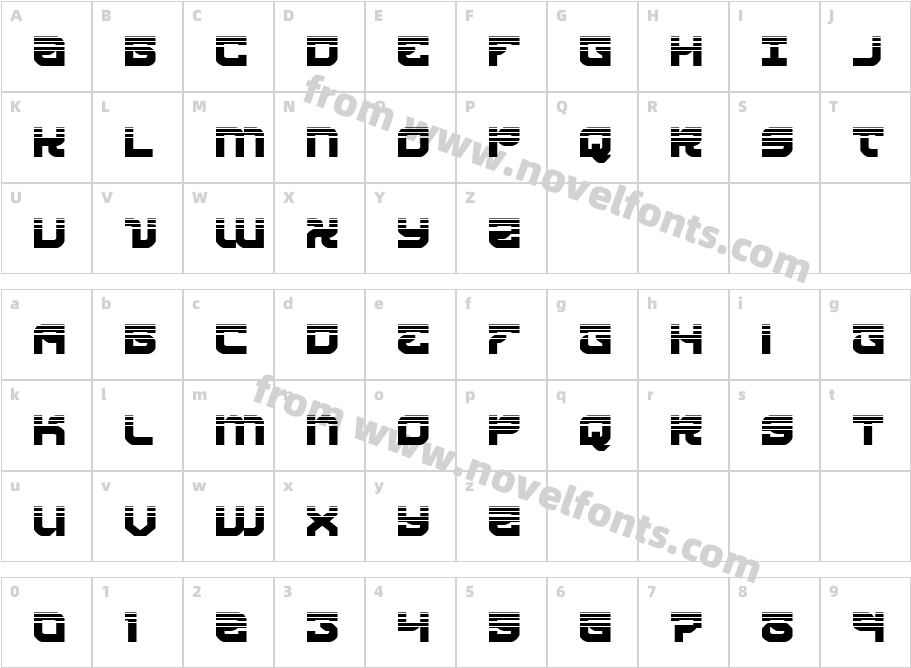 Crimson Destroyer HalftoneCharacter Map