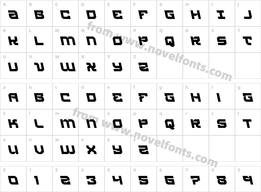 Crimson Destroyer LeftalicCharacter Map