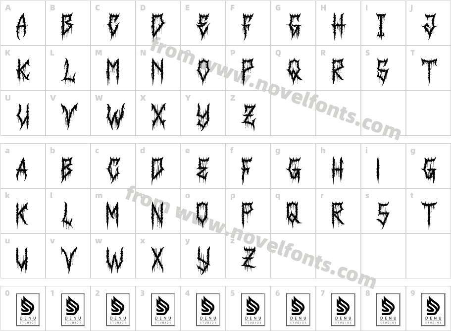 CriyeCharacter Map