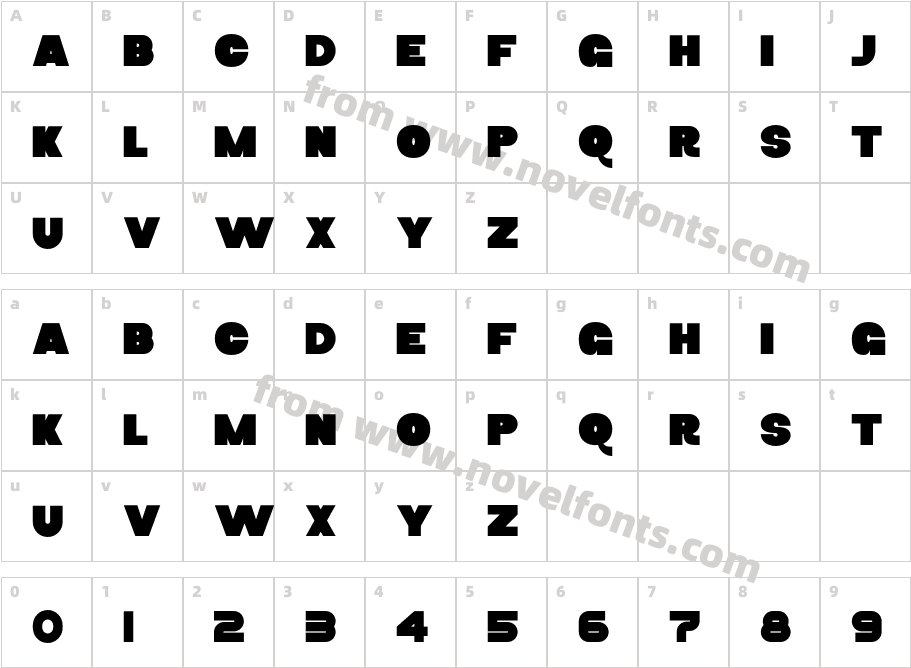 Crog BlackCharacter Map