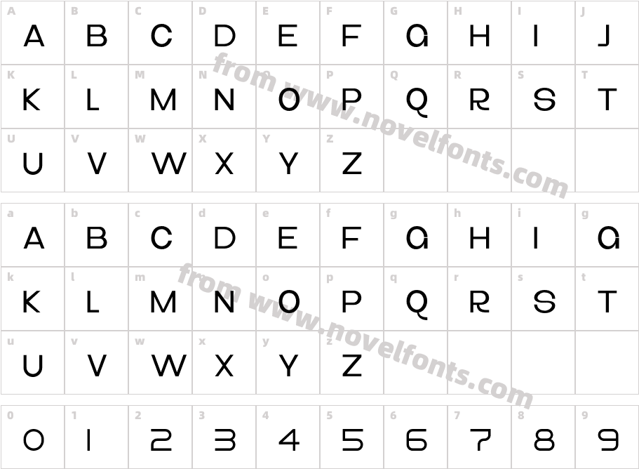 Crog LightCharacter Map