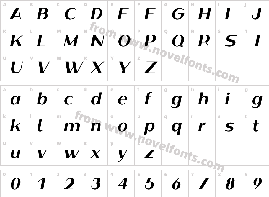 Crox Poster ObliqueCharacter Map