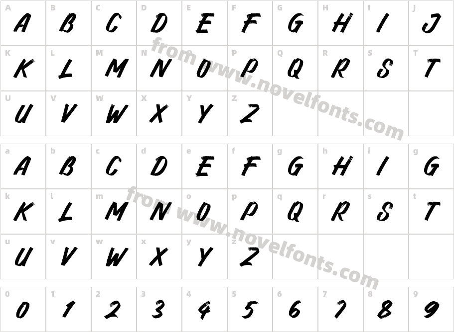 Crusher StoneCharacter Map