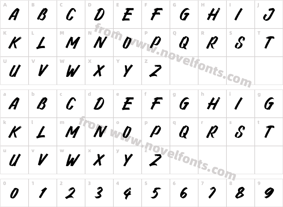 Crusher StoneCharacter Map