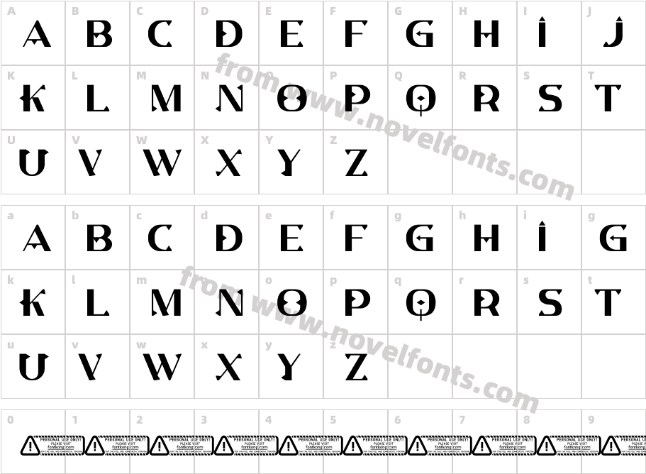 Cryptonix PERSONAL USE ONLY!Character Map