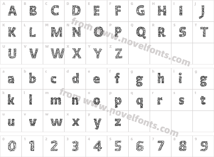 CrystallineCharacter Map