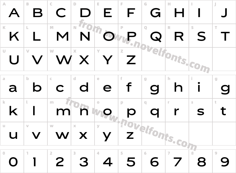 Cutta SemiboldCharacter Map