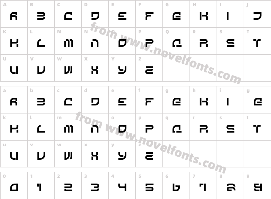 CyberskyCharacter Map