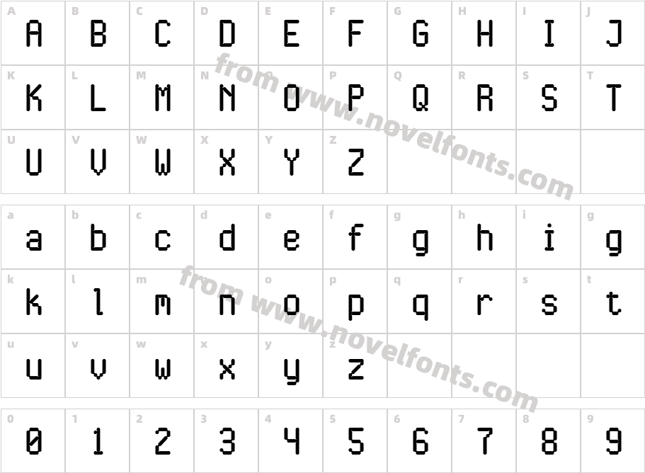Cygnito MonoCharacter Map