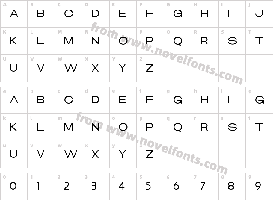 DANSON LIGHTCharacter Map