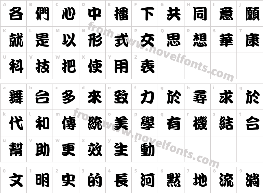 DF Kan Ting Liu1BCharacter Map