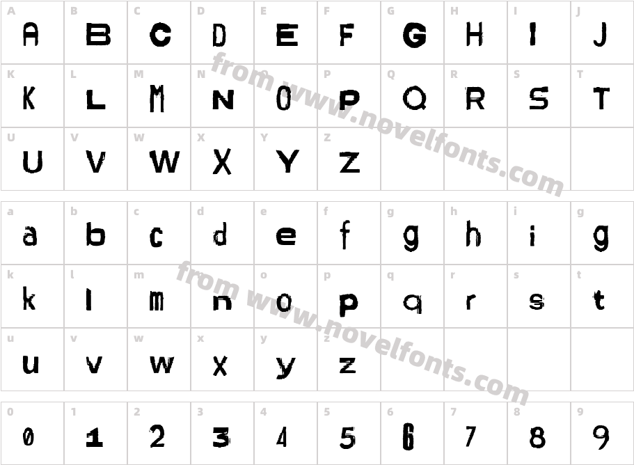 AmsterdrumGrotesk-NormalRegularCharacter Map