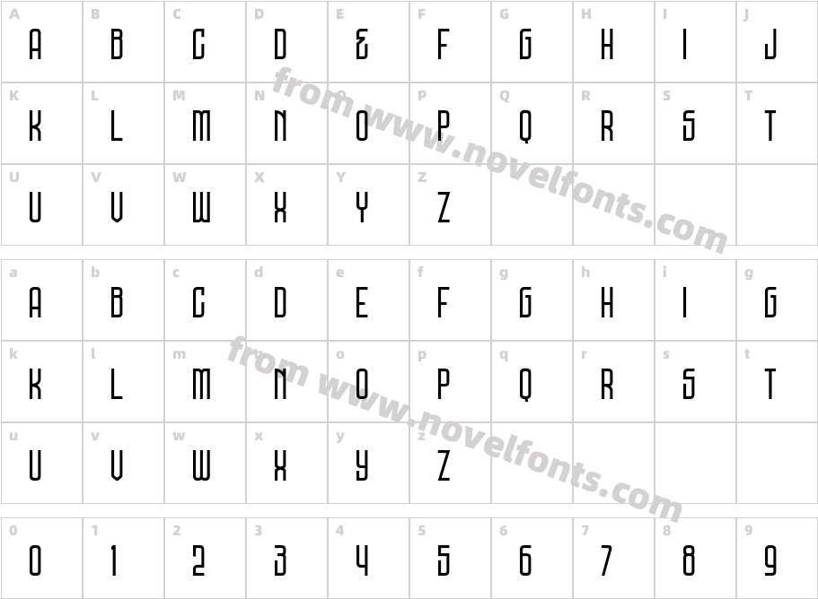 DNS Gibsons One DemoCharacter Map