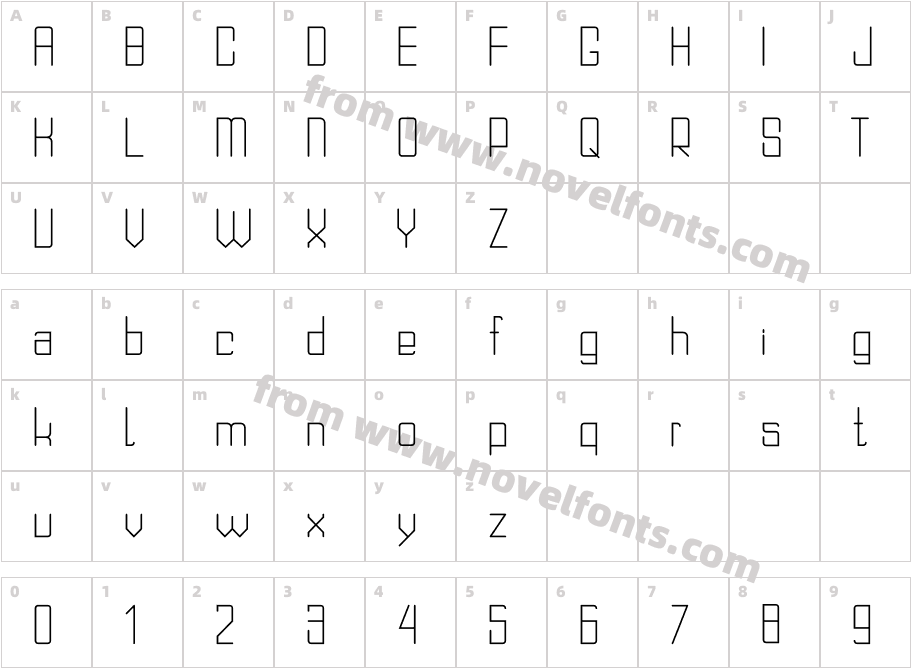 DOMINO LightCharacter Map