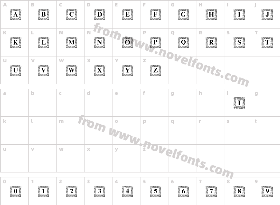 DS Init NormalCharacter Map