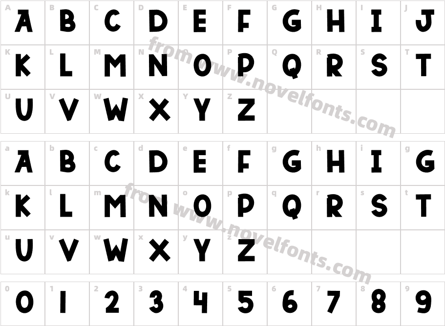 DUTSKY TIMECharacter Map