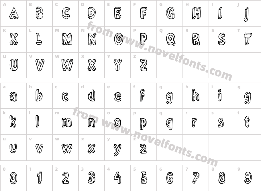 LinotypeDummy-OutlineCharacter Map