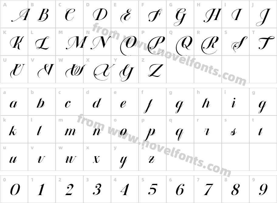 DaizenCharacter Map