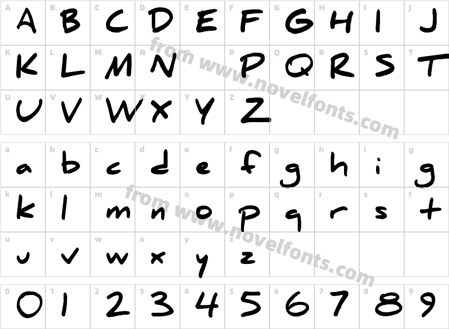 Daniel BlackCharacter Map