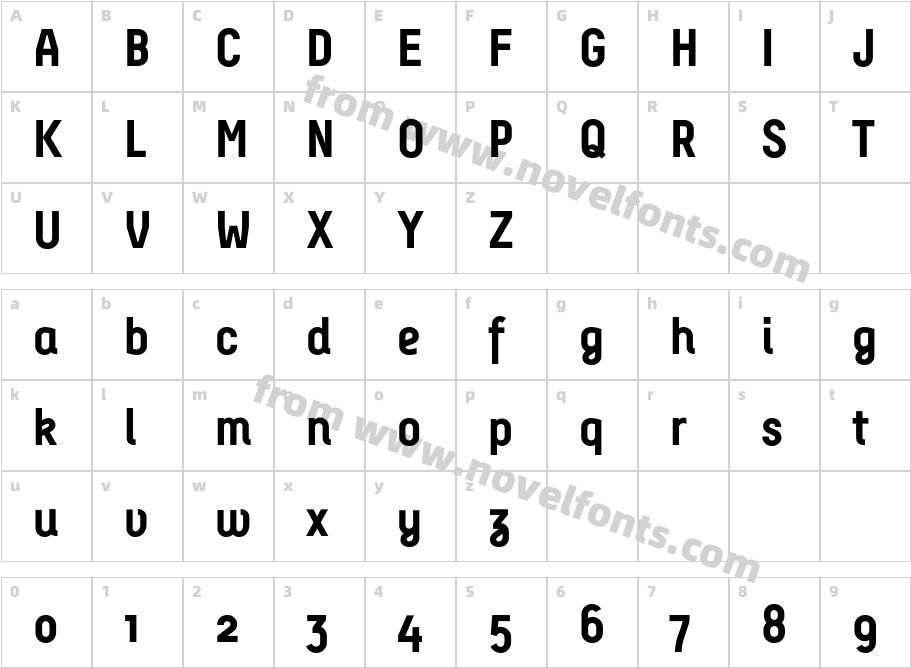Decima+ BoldCharacter Map