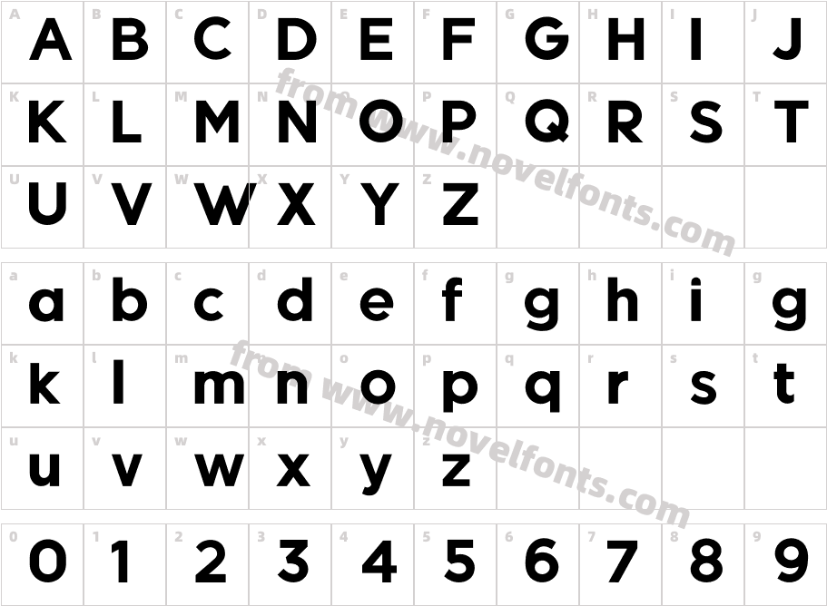 Dee Quickest Sans RegularCharacter Map