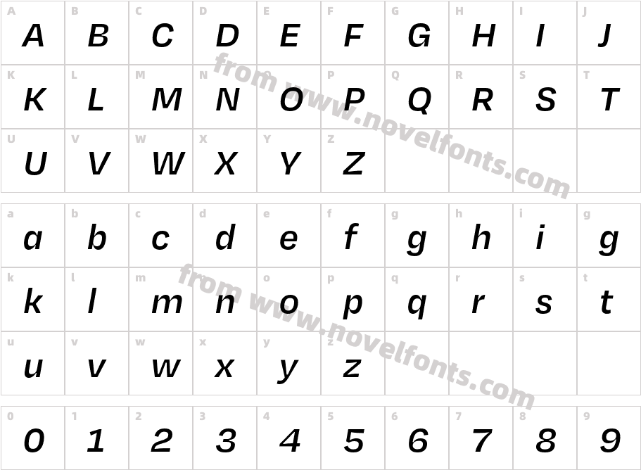Degular Text Demo Semibold Italic ItalicCharacter Map