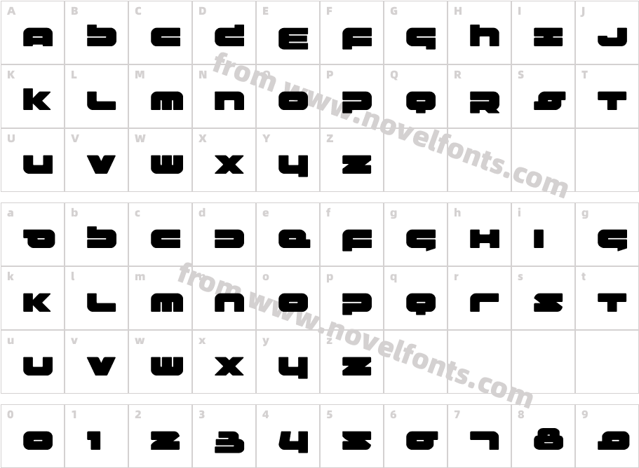 DelmotoCharacter Map