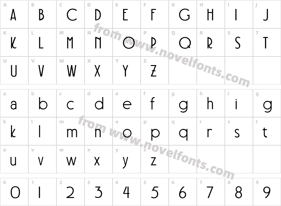 Demonde RegularCharacter Map