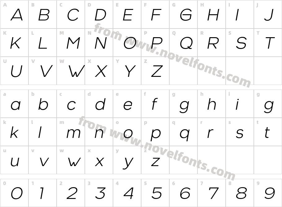 Diamond ItalicCharacter Map
