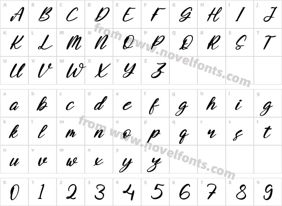 LiquearthCharacter Map