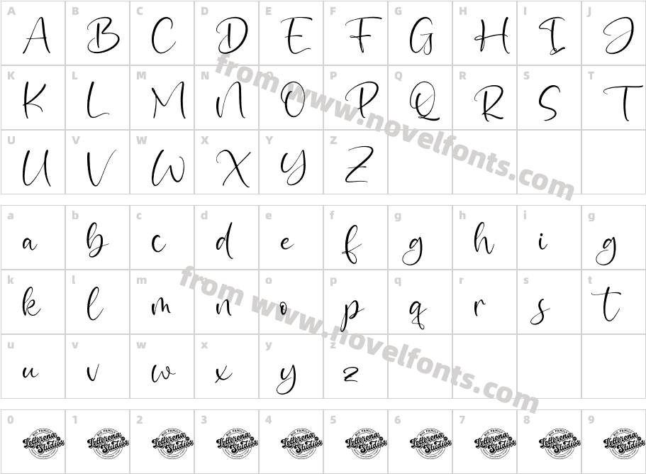 Diesel Getwiche DEMO VERSIONCharacter Map